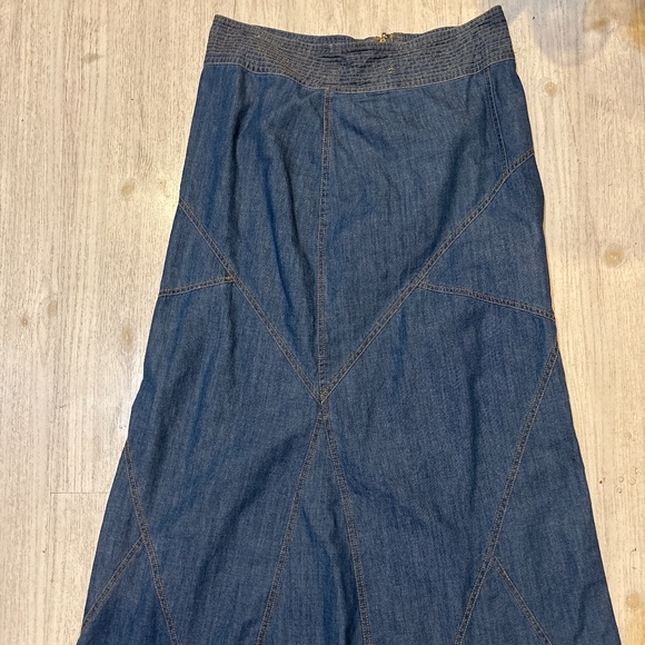 Eeskme women’s maxi denim skirt - Picture 1 of 4